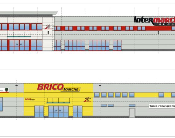 Zespół budynków handlowych INTERMARCHE + BRICOMARCHE – Siedlce ul. Sokołowska