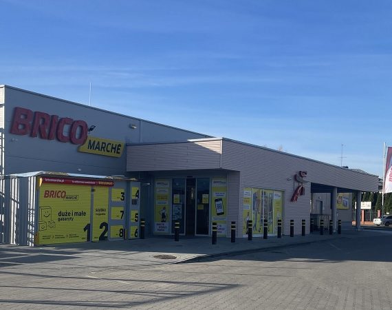 Przebudowa budynku handlowego TESCO na potrzeby BRICOMARCHE – Płońsk ul. Rzemieślnicza